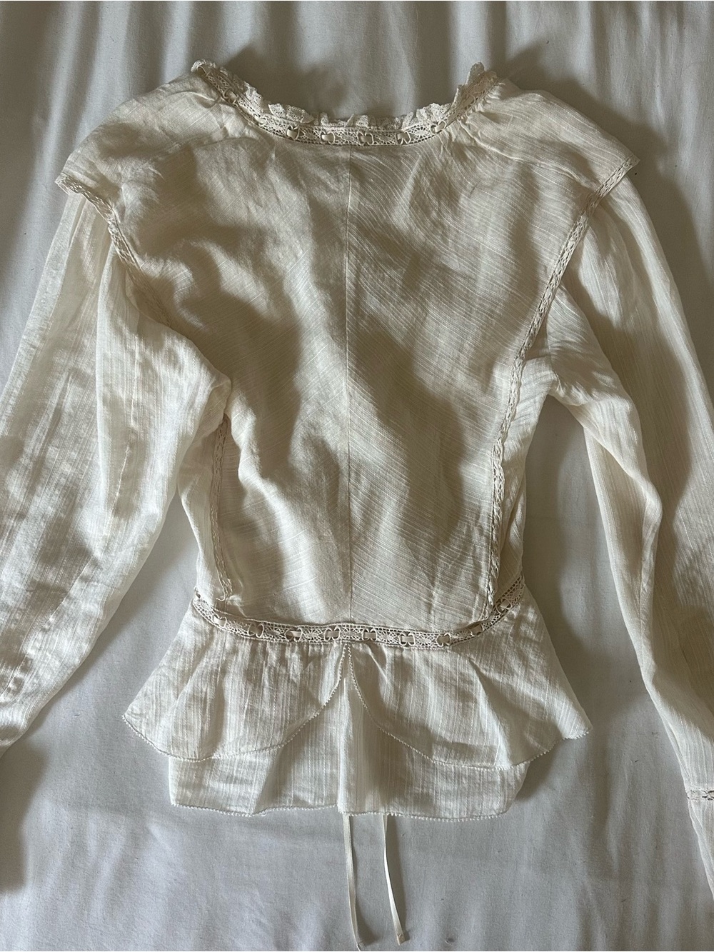 Isabel Marant Étoile Damienne Cotton and Linen Blend Pepium Top - Picture 3 of 6